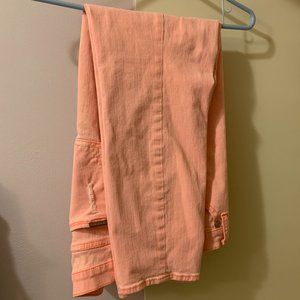 Rock & Republic "HAMBURG" Distressed Ankle-length Jeans in Tangerine, Size 12